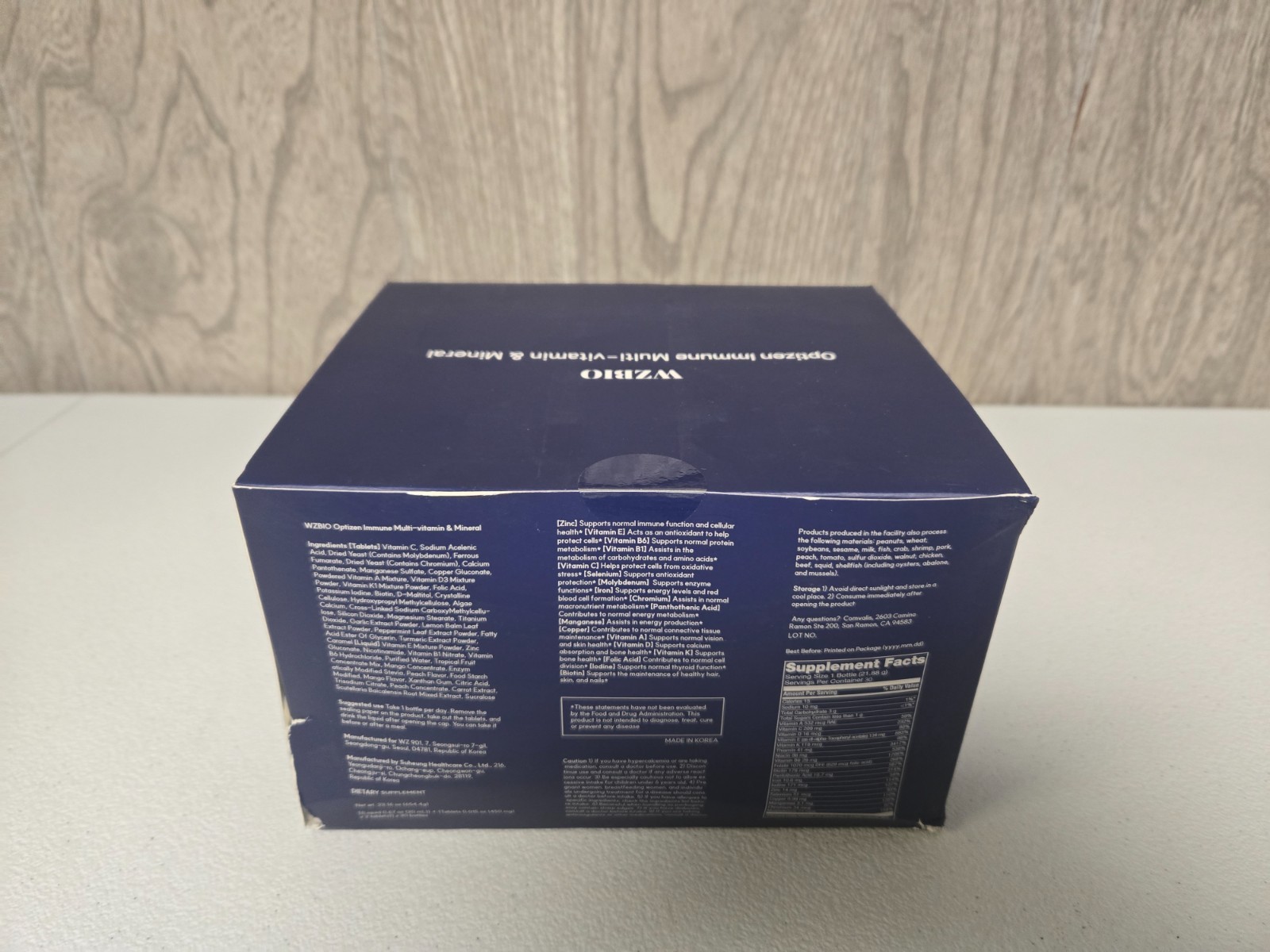 Optizen Immune – Multivitamin & Mineral with Vitamin C, B1, B6, Zinc & Selenium