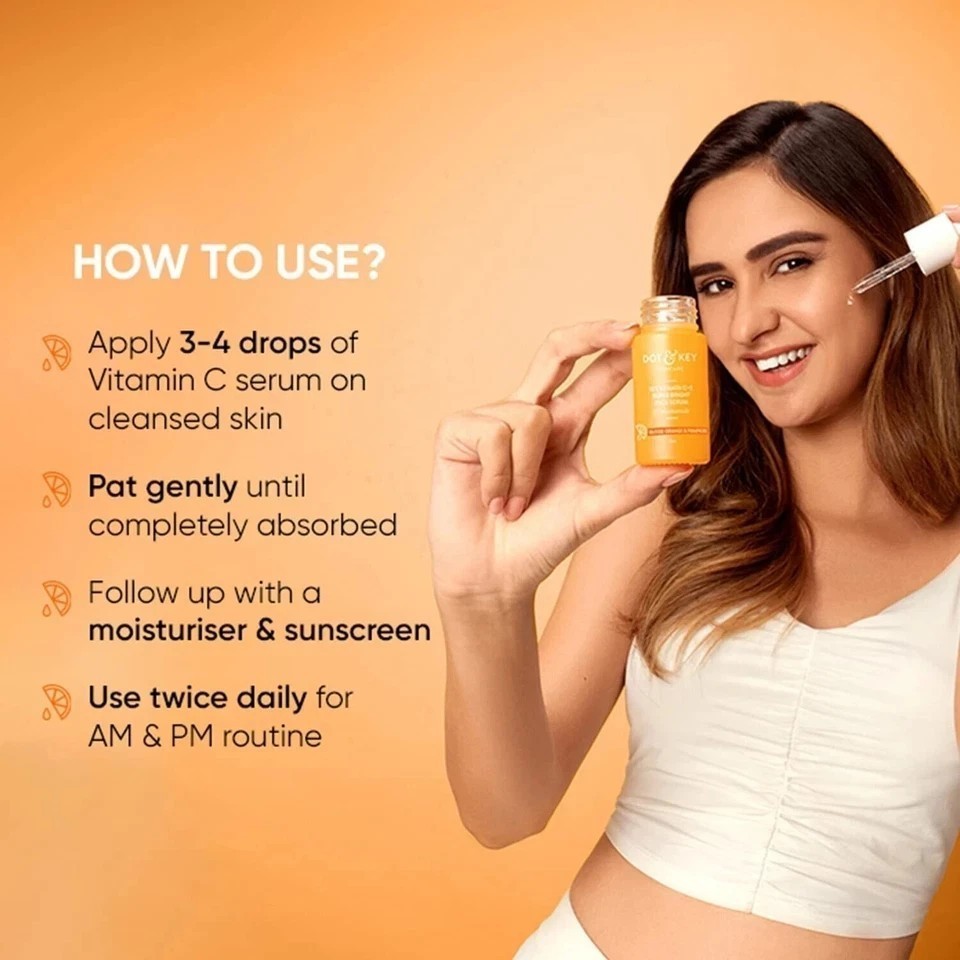 Dot & Key 10% Vitamin C + E, 5% Niacinamide Serum For Glowing Skin 20ml