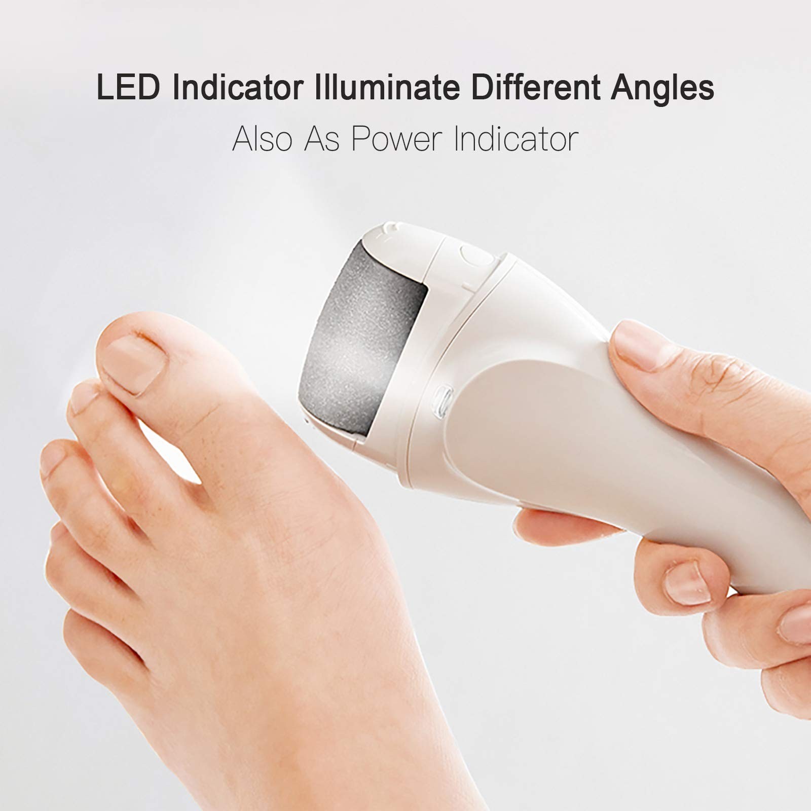 Rechargeable Electric Callus Remover – Portable Foot File Pedicure Tool for Hard