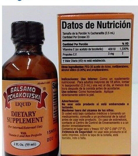 Balsamo Tchakowski, 2 fl oz Balsamo Ruso With Vitamin E And Bee Propolis origina