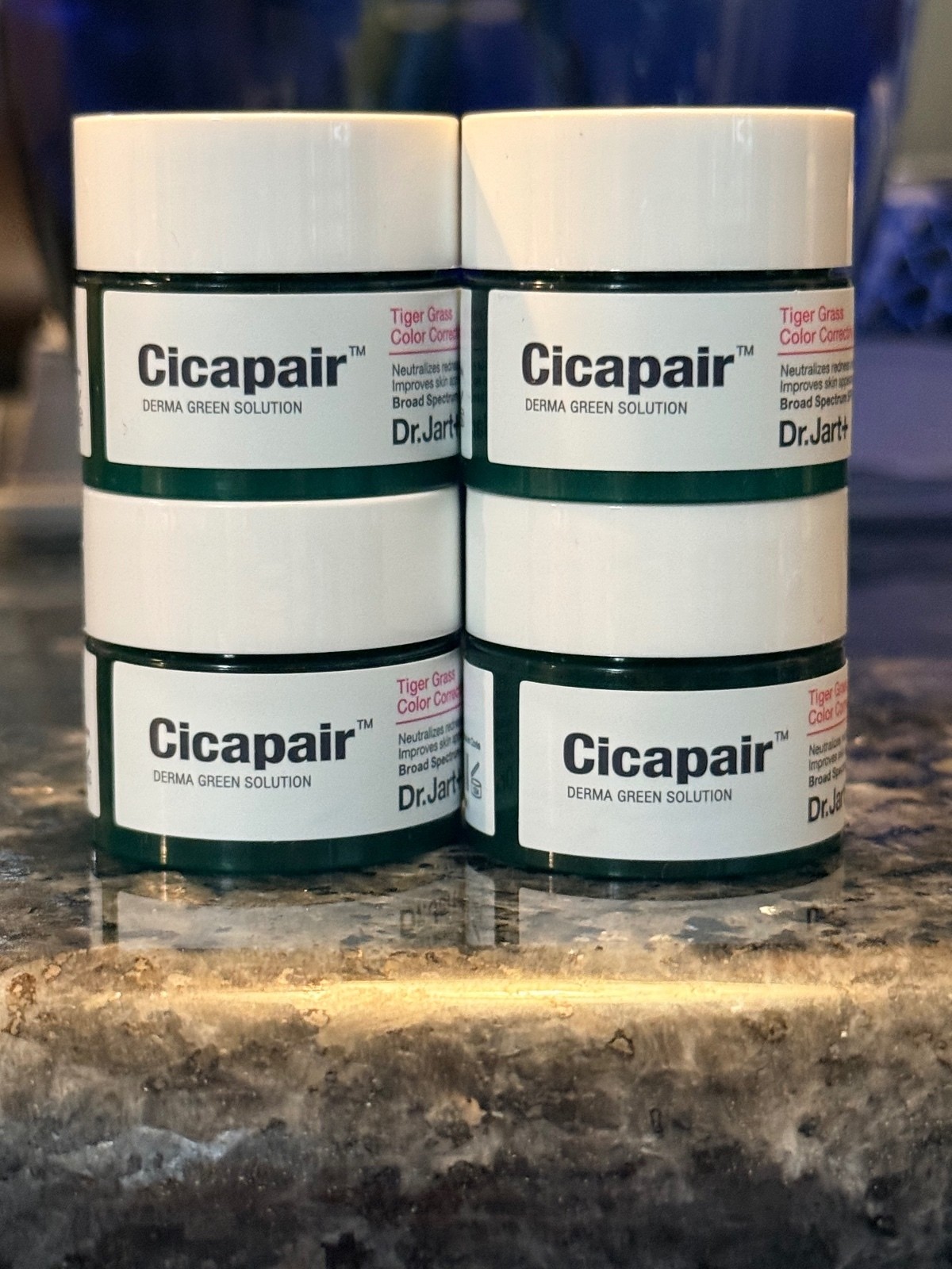 4 Count Dr.Jart+ Cicapair Tiger Grass Color Correcting Treatment SPF 30 – 4 Pack