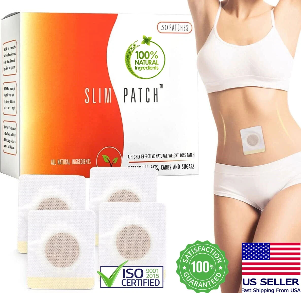 1/60/90 Pcs Slim Patch – Weight Loss, Diet, Detox, Burn Fat – Buy 2, Get 2 FREE!