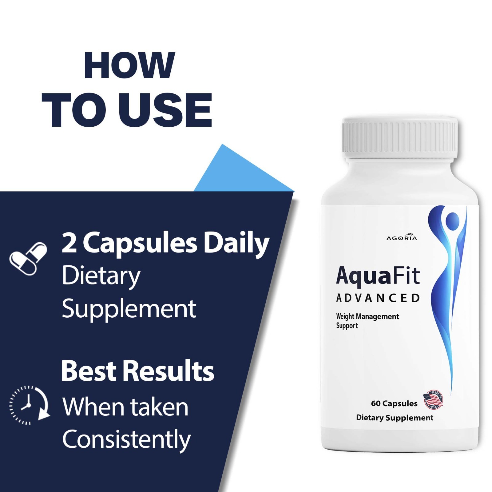 (5 Pack) Aquafit Weight Loss Pills, Aqua Fit Capsules for Healthy Metabolism