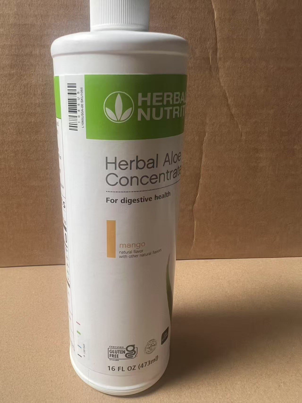 Herbalife Aloe Concentrate Mango Flavor 16 Fl Oz, For Digestive Health