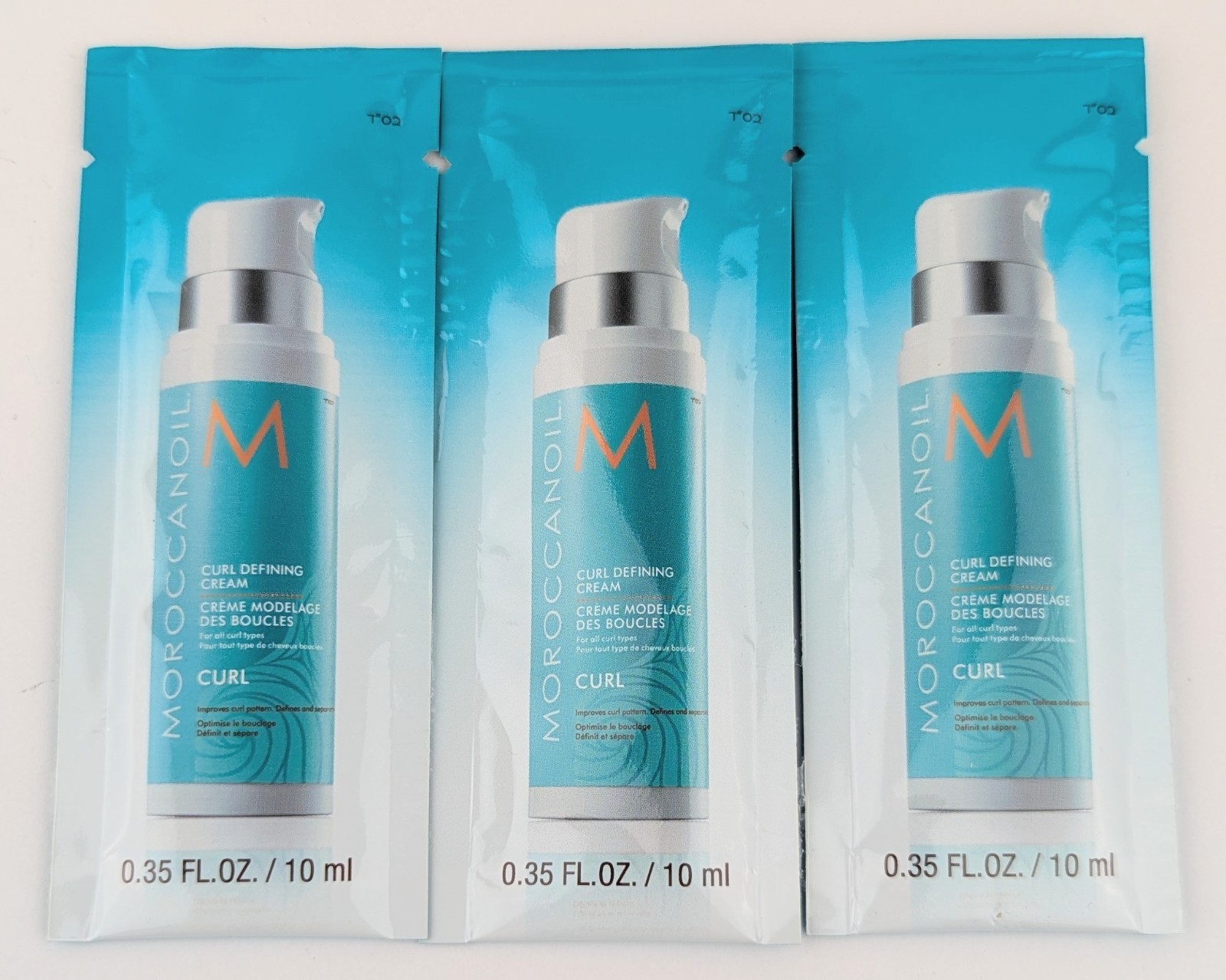 Moroccanoil Curl Defining Cream 10ml/0.35fl.oz. x3 Samples