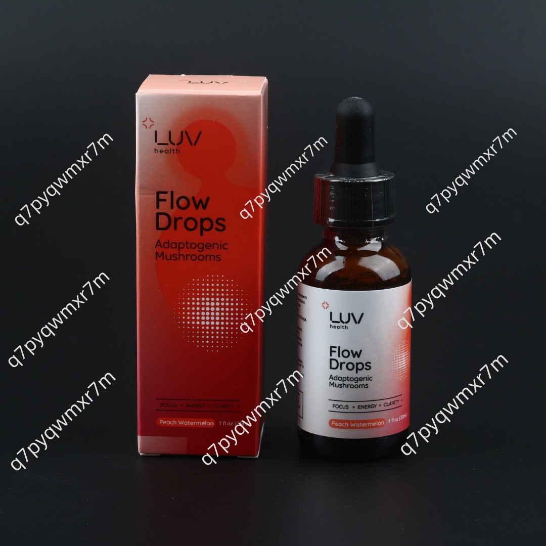 (1-3Pack) LUV Health Flow Drops – Health LUV Flow Adaptogen Mushroom Blend Drops