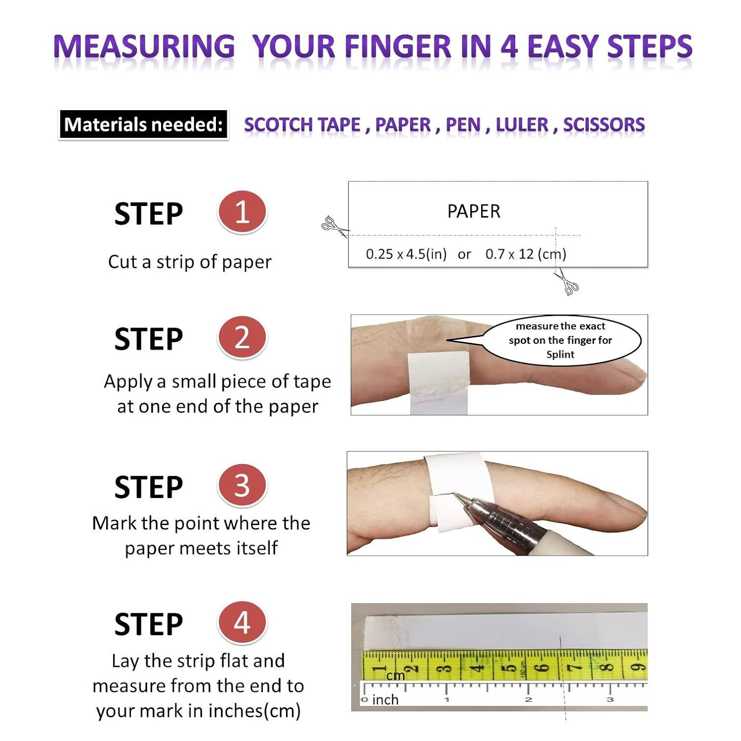 Soft Home 6 Pack Oval Finger Splints Waterproof Finger Splint for Arthritis, Tri