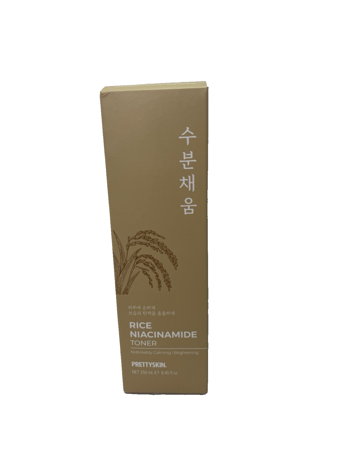 Prettyskin Rice Niacinamide Toner Calming/Brightening 8.45 fl oz Exp 7/2027