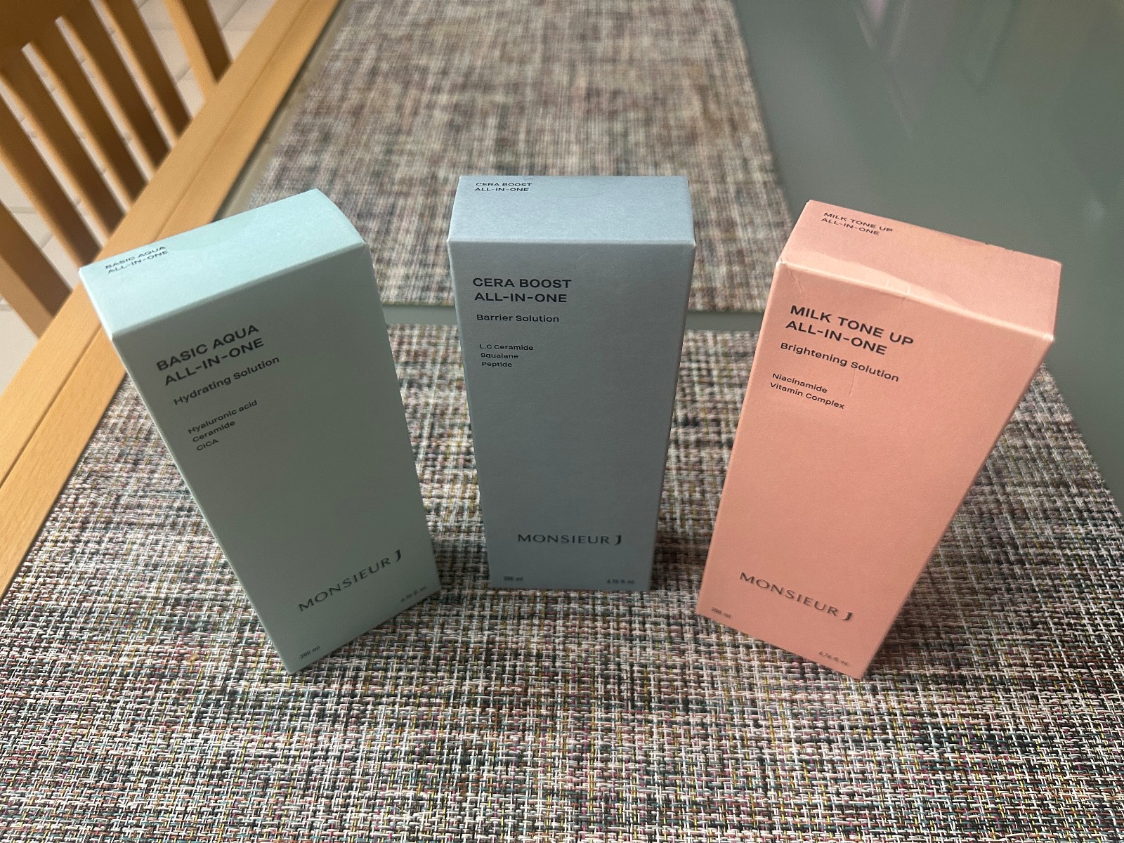 Product of Korean: MONSIEURJ All-in-One triple set