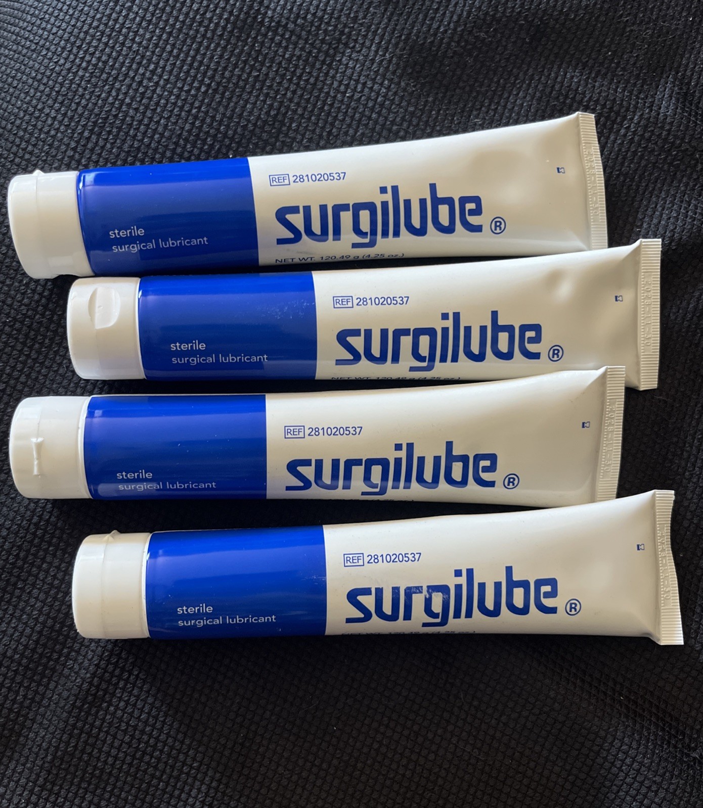 4x – Surgilube Surgical Lubricant Sterile Jelly – 4.25 oz each – Exp : 11/2028