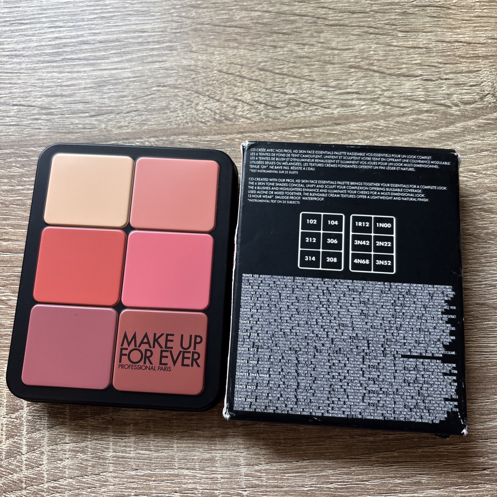 MAKE UP FOR EVER HD Skin Face Essential Palette Face Cheek Cream Light to Medium