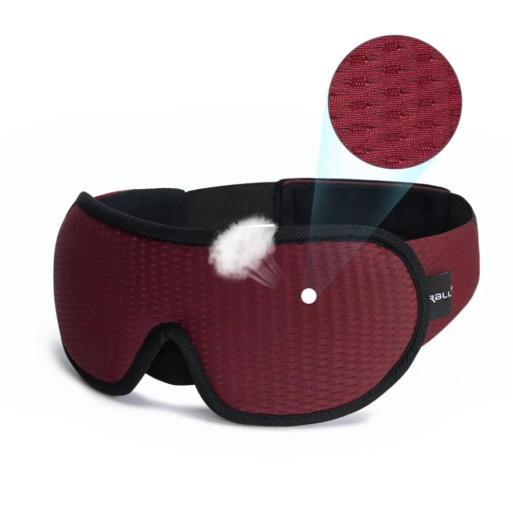 100% Blackout Travel 3D Eye Mask Sleep Soft Padded Shade Cover Relax Blindfold