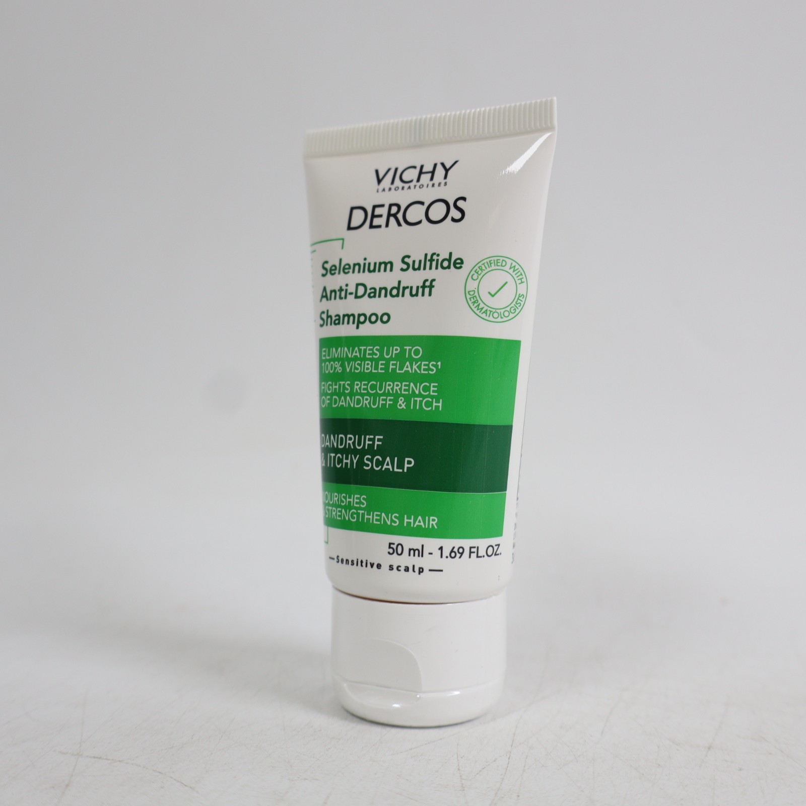 5 PACK Vichy Dercos Selenium Anti-Dandruff Shampoo for Itchy Scalp 1.69oz Each