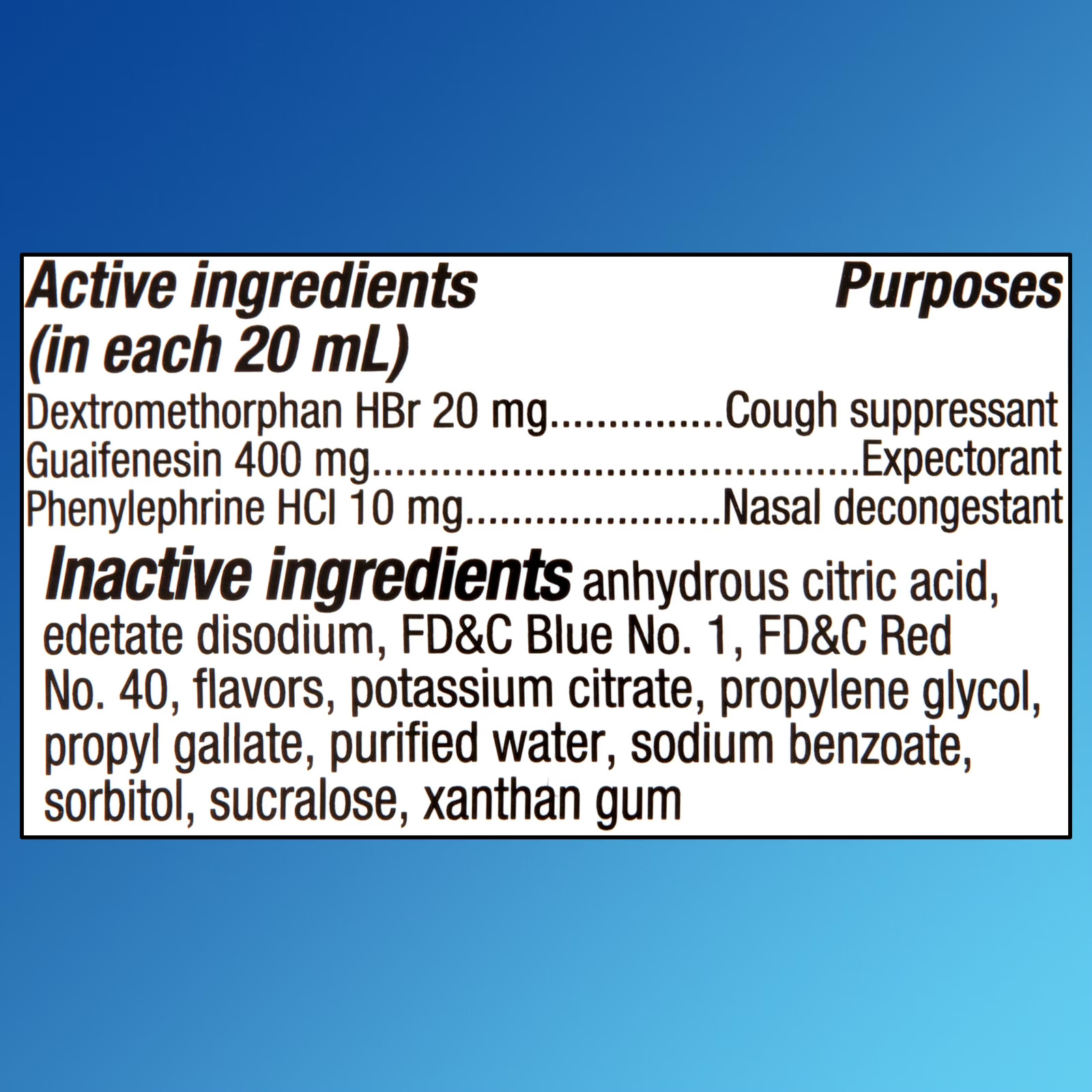 Maximum Strength Severe Congestion and Cough Liquid, 6 Fl Oz