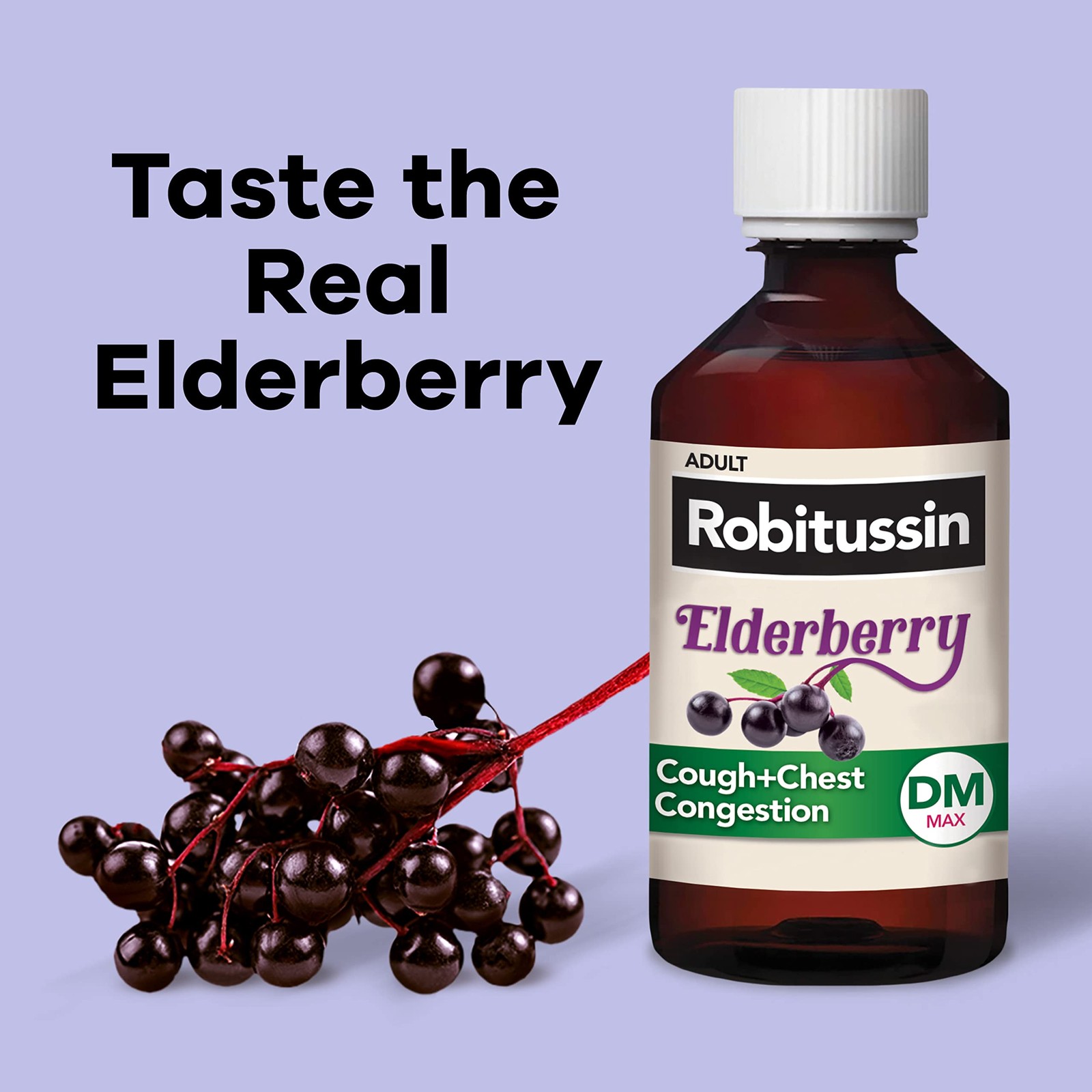 Robitussin Maximum Strength Elderberry Cough Plus Chest Congestion Dm Cough