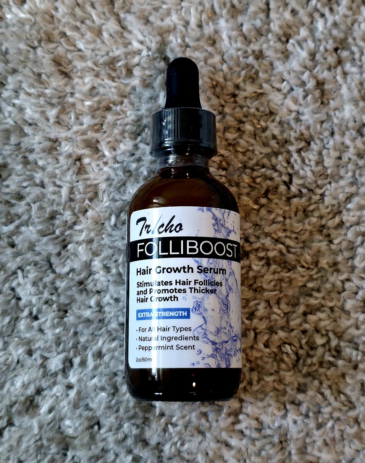 Tricho Labs FOLLIBOOST Hair Growth Serum Extra Strenth 2 oz. Exp. 09/2024 Sealed