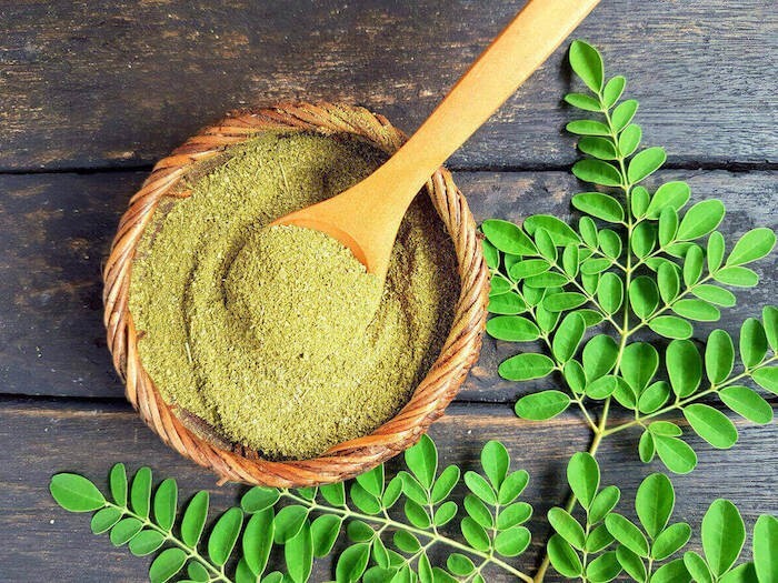 100 % Pure Organic Moringa Powder – Drumstick Leaf Powder Good For Hair & Skin