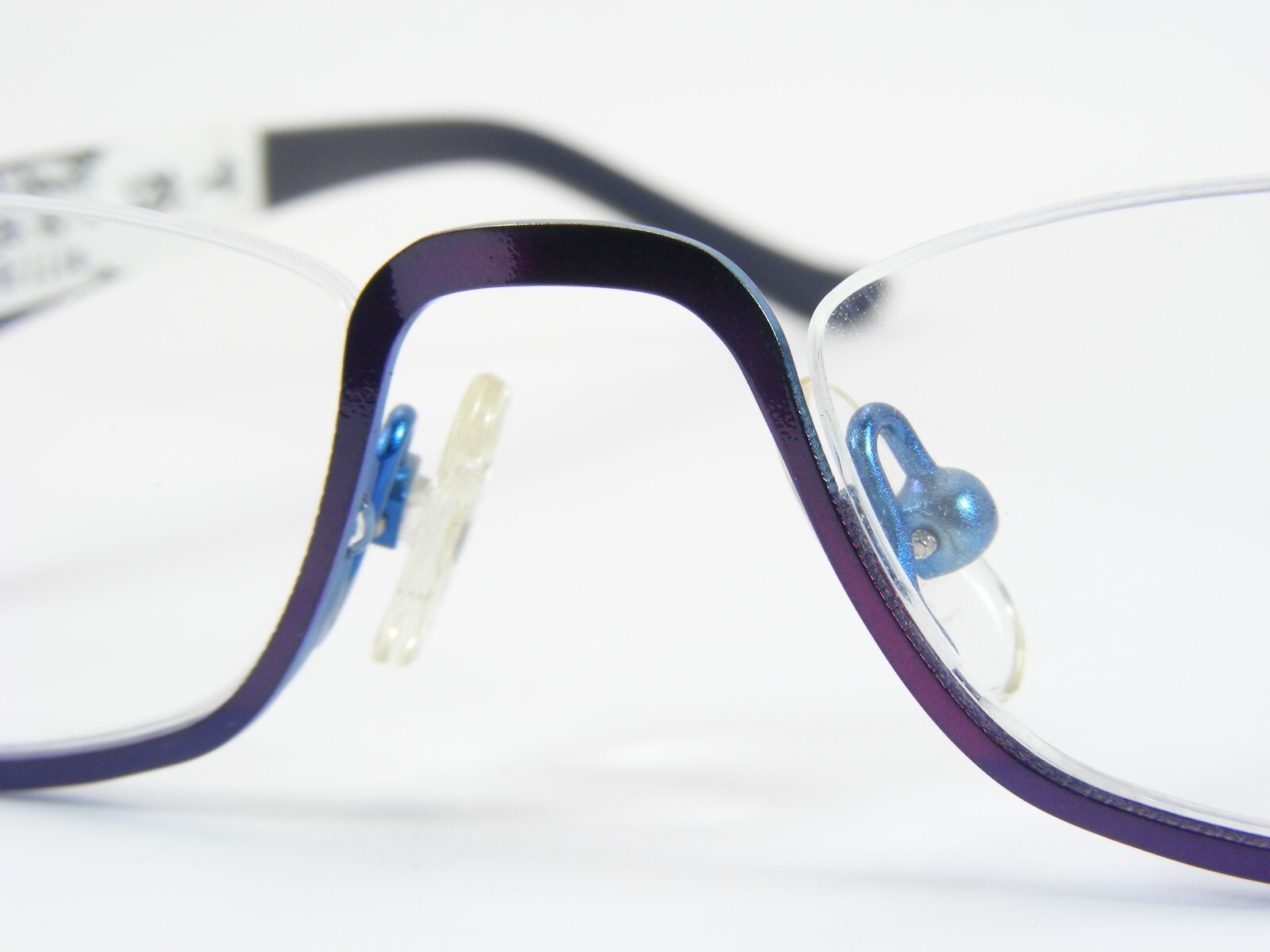 OU 44.626.02 Purple /Teal Blue UNIQUE RARE EYEGLASSES GLASSES FRAME 51-19-140mm