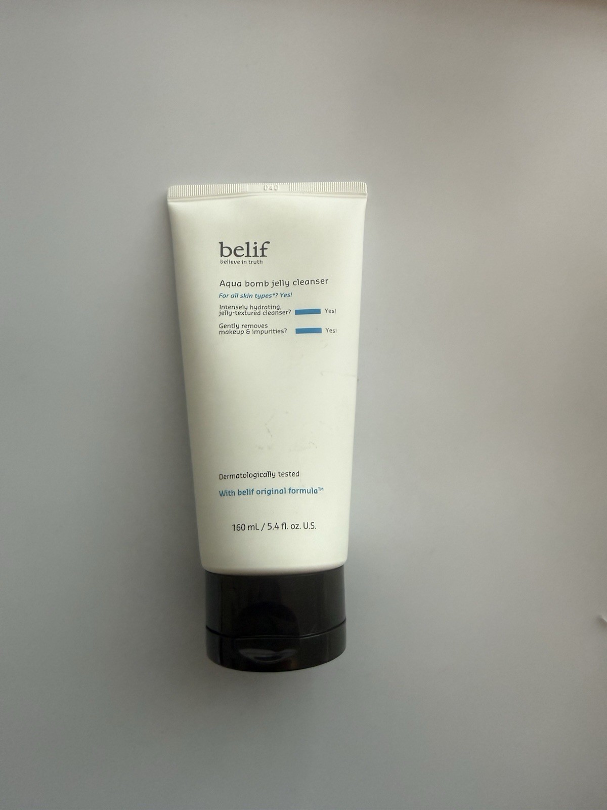 belif Aqua Bomb Jelly Cleanser Makeup Remover All Skin Types 5.4 fl oz
