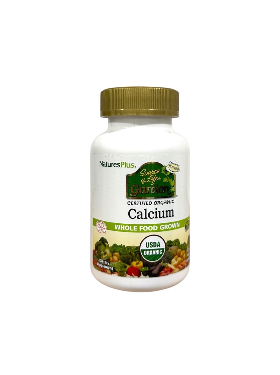 NaturesPlus Source of Life Garden Calcium, 120 Capsules, EXP 10/2025