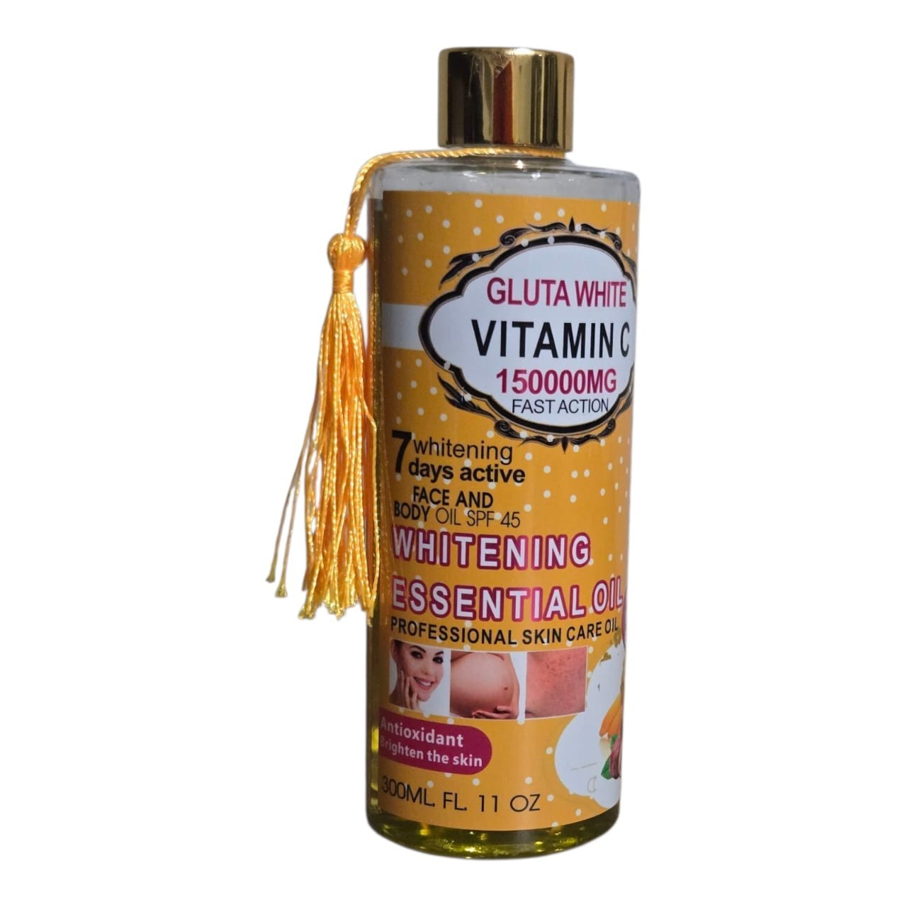 GLUTA WHITE Vitamin C Essential Oils 6 In 1 Whitening Glowing Oil Spf 45