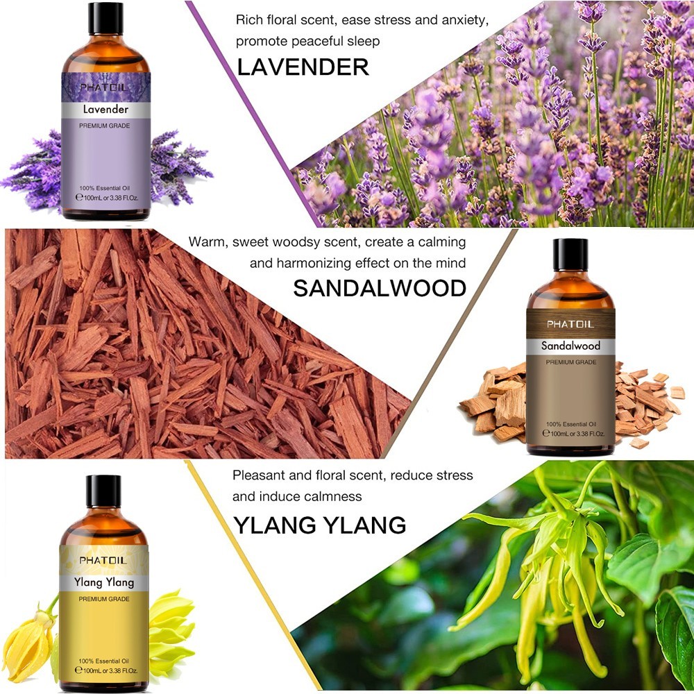100% PURE ESSENTIAL OILS 10ML 30ML 100ML Pure Therapeutic Grade Aromatherapy Oil