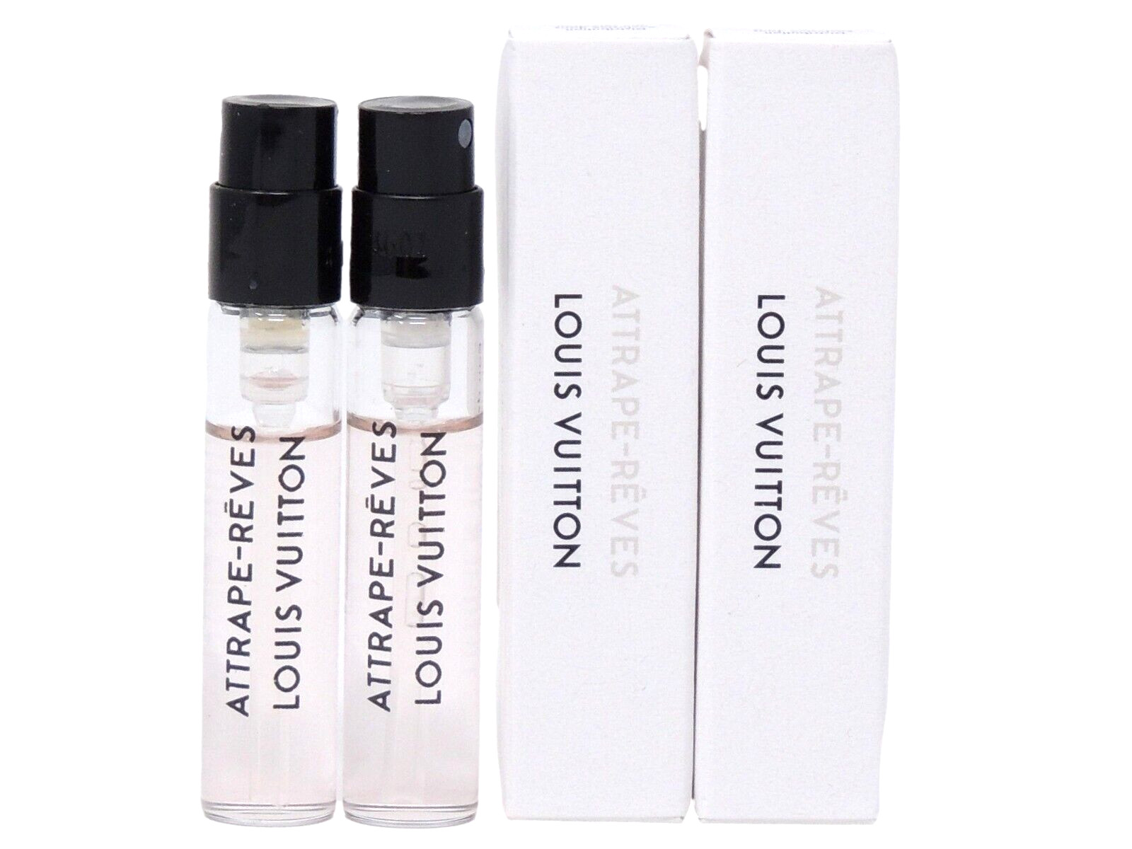 LOUIS VUITTON ATTRAPE-REVES 2.0ml .06fl oz x 2 PERFUME SPRAY SAMPLES