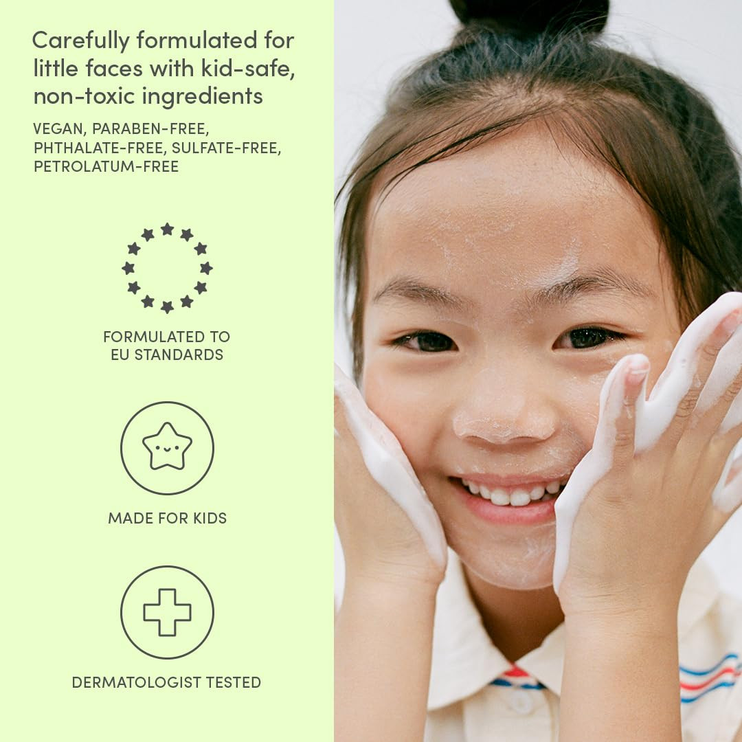 Kids Cloud Face Wash: Tropical Sorbet, 3.4 Fl Oz | Creamy & Fun Skin Care for Ki