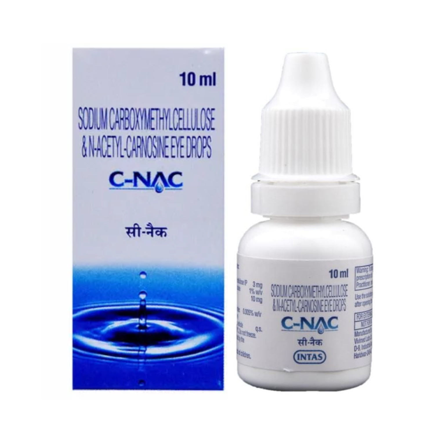 C Nac Eye Drop N-Acetyl Carnosine (C-Nac Eye Drops) – 10 ml (Long Exp. 2026)