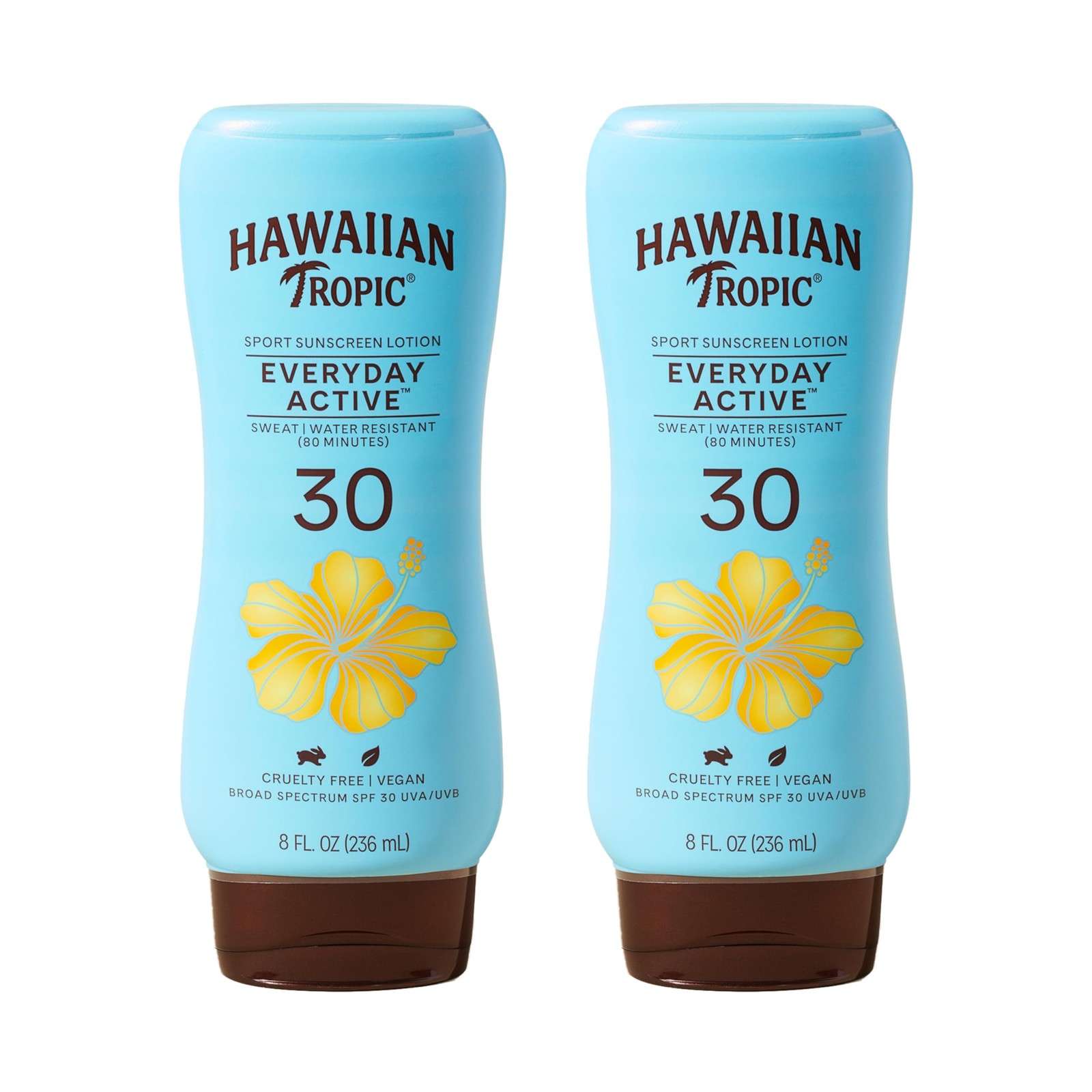 Hawaiian Tropic Everyday Active Lotion Sunscreen SPF 8 Fl Oz (Pack of 2), Sun