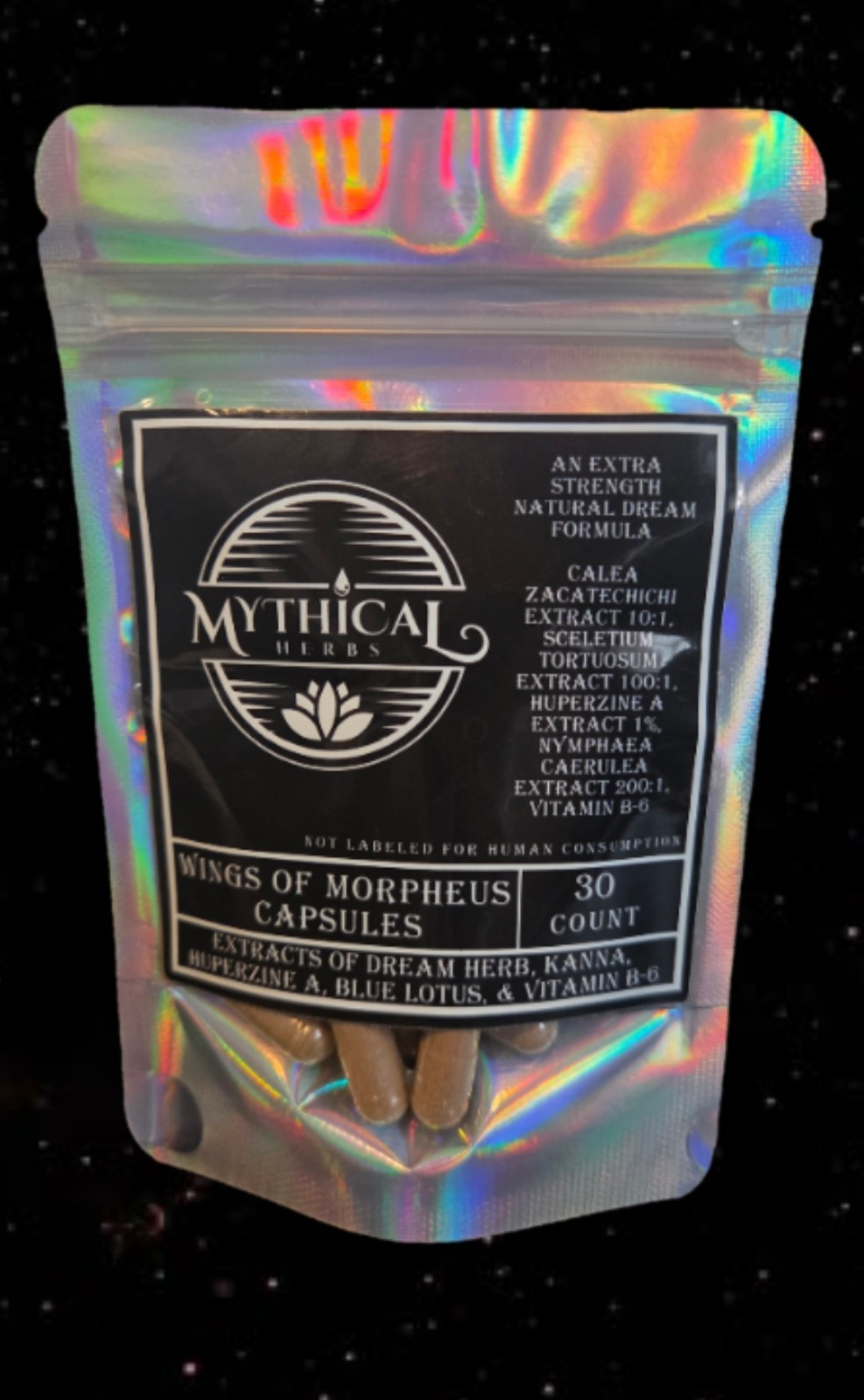 Wings of Morpheus | Lucid Dream blend – Blue lotus, Kanna and Calea Zacatechichi