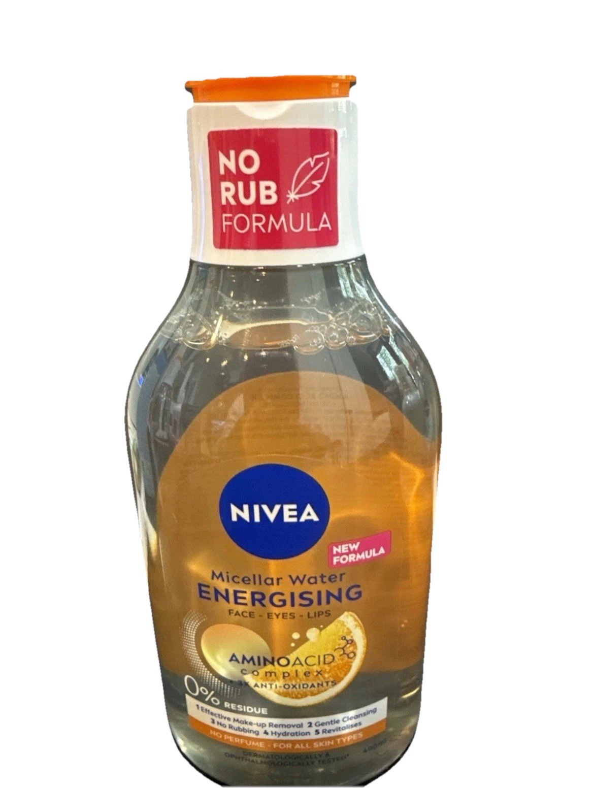 NIVEA Energising Micellar Water Amino Acid Complex 400ml New Sealed