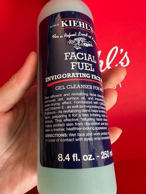 Kiehl’s Facial Fuel Invigorating Face Wash Gel Cleanser For Men 8.4oz/250ml seal