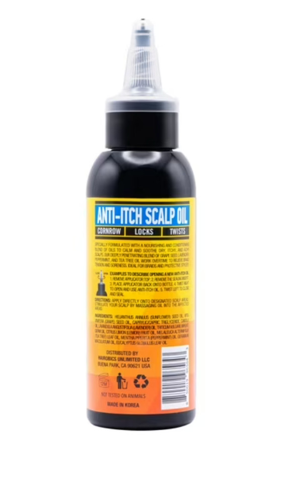 2 Pack- AllDay Locks Moisturize & Anti-Itch Scalp Oil, 4 Oz.