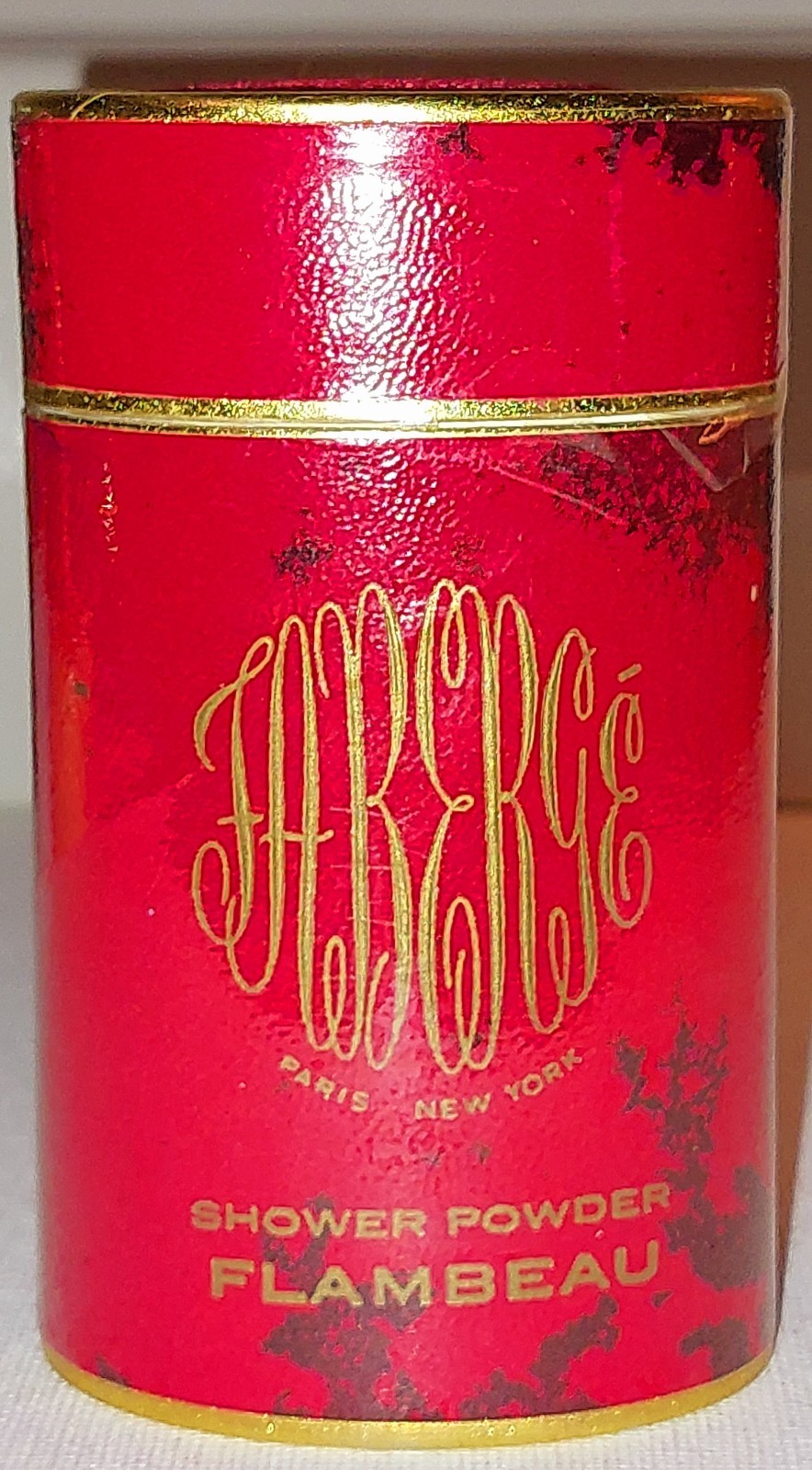 Faberge Flambeau 1 OZ. Cologne, Perfumed Soap, & Powder MONEY BACK IF NOT HAPPY!