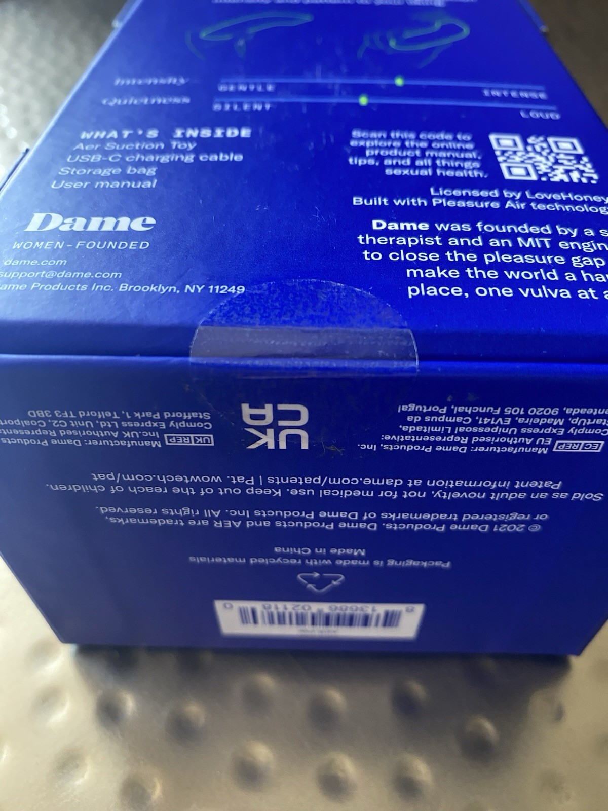 Dame Aer – Periwinkle – BRAND NEW in box SEALED