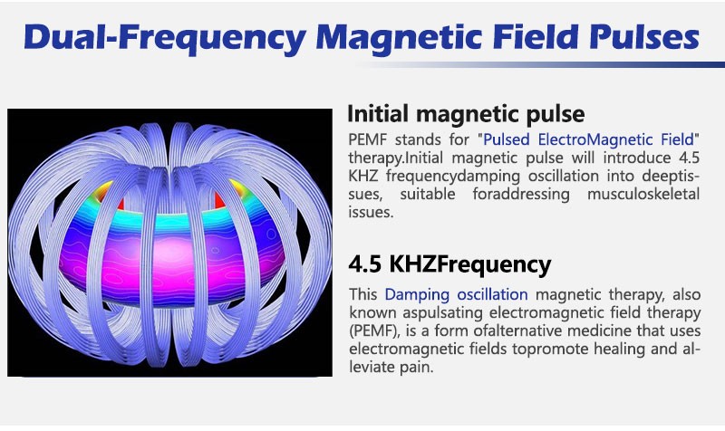 Portable Home Use PEMF Therapy Magnetic Therapy Chronic Pain Treatment Machine