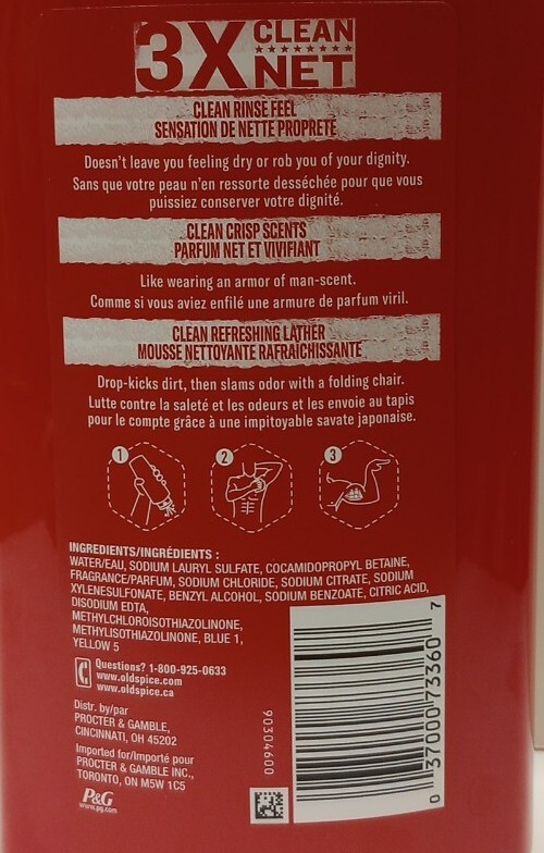Old Spice Body Wash Pump Pure Sport – 30.0 fl oz