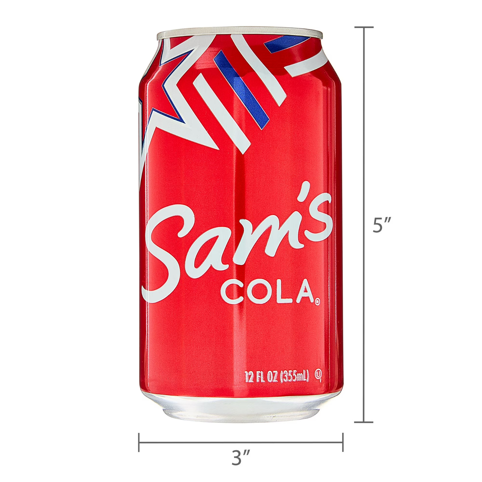 Sams Cola Soda Pop, 12 fl oz, 12 Pack Cans Free Shipping