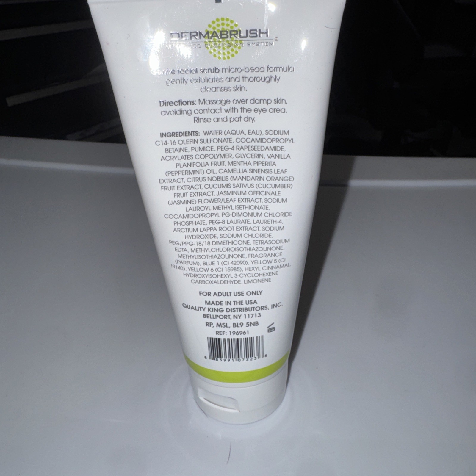 Dermabrush – Gentle Facial Scrub Lightly Scented With Green Tea PAO 24-Months