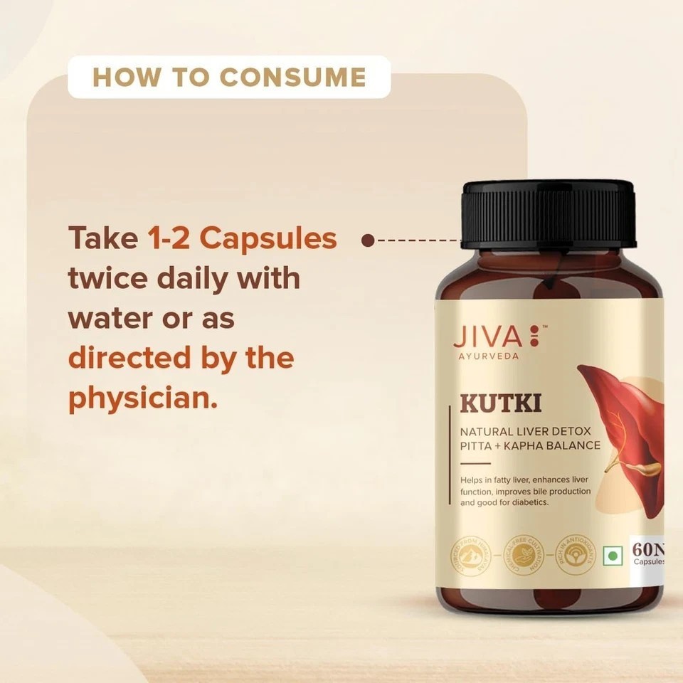 Kutki ( Picrorhiza ) Capsule | Support Fatty Liver, Body Purification, Immunity