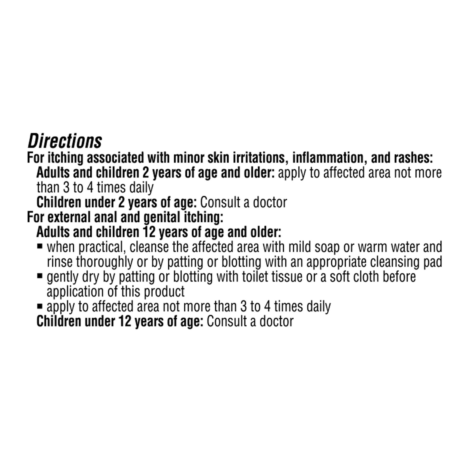 Max Strength Hydrocortisone Anti-Itch Cream 2 Pack 4 Oz