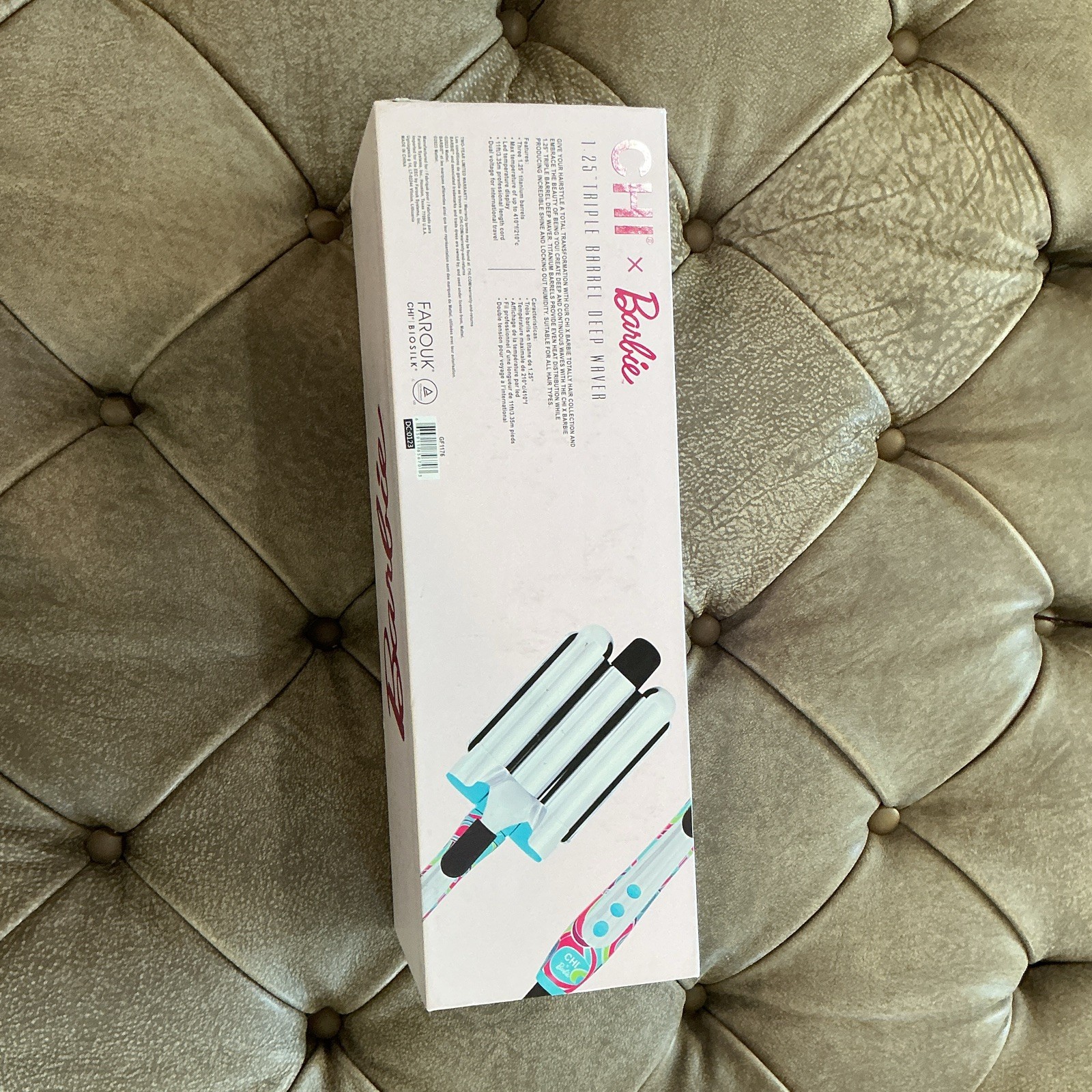 CHI x Barbie 1.25” Triple Barrel Deep Waver Malibu Barbie Collection New