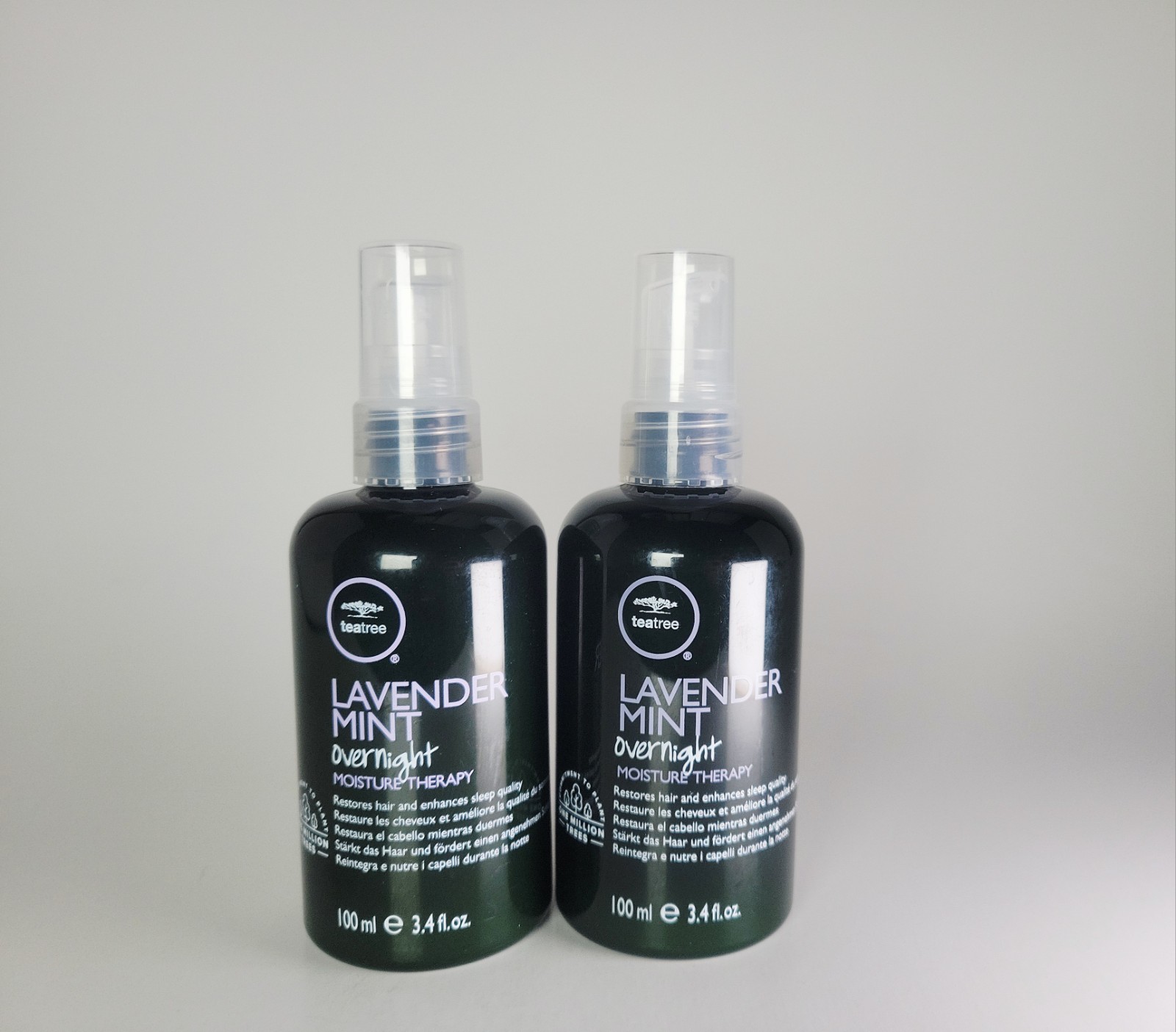 2x Paul Mitchell Tea Tree Lavender Mint Overnight Moisture Therapy 3.4 fl. oz.