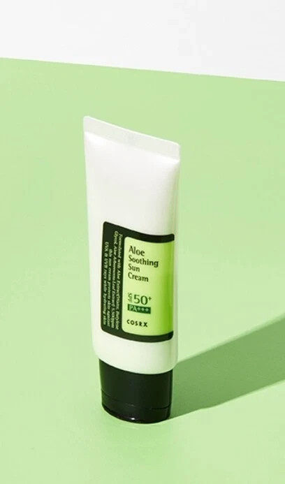 COSRX Aloe Soothing Sun Cream 50ml SPF50+ PA+++ Korean Cosmetics Beauty