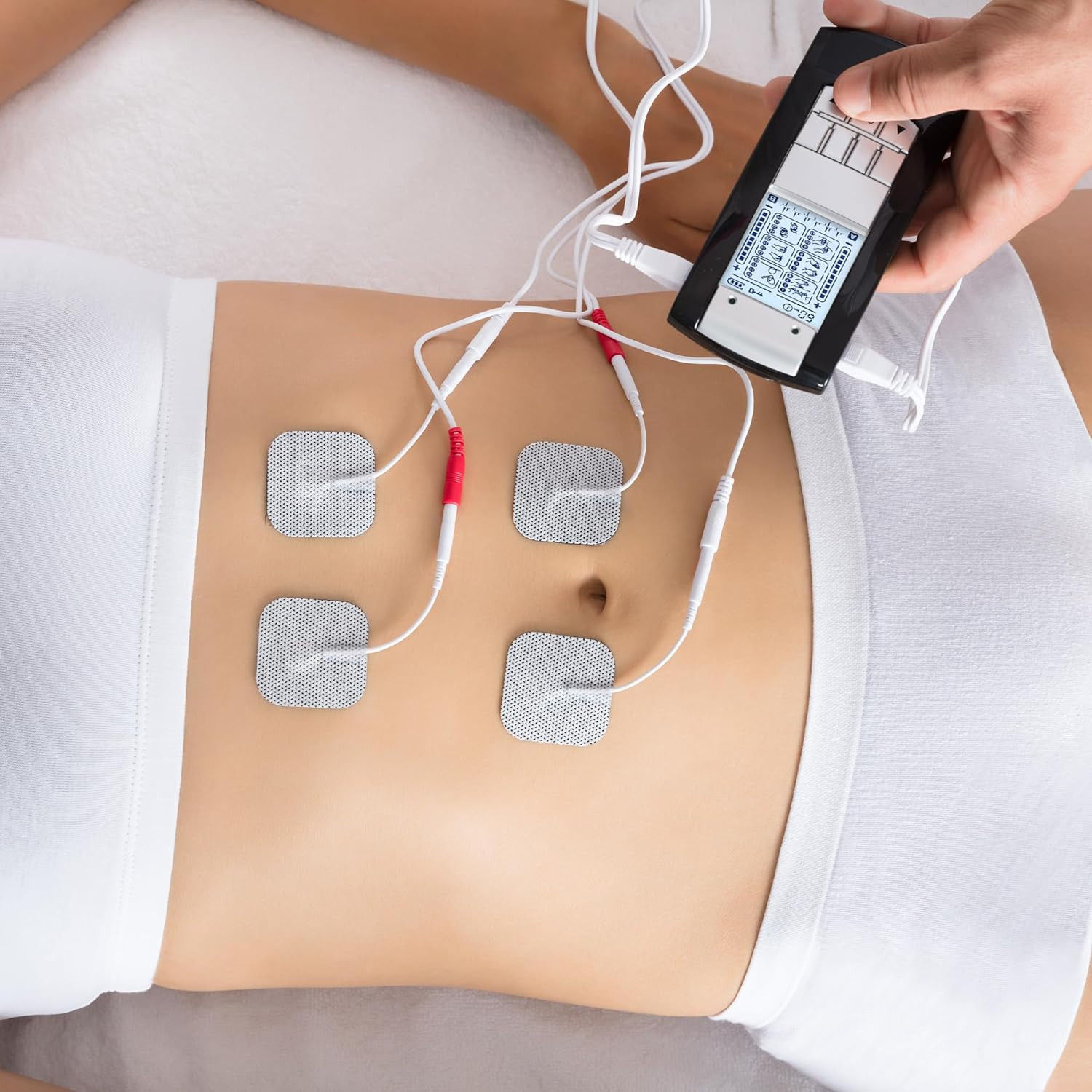 TENS Unit Electrode Pads 2×2 Inch 20PCS Reusable Latex Free