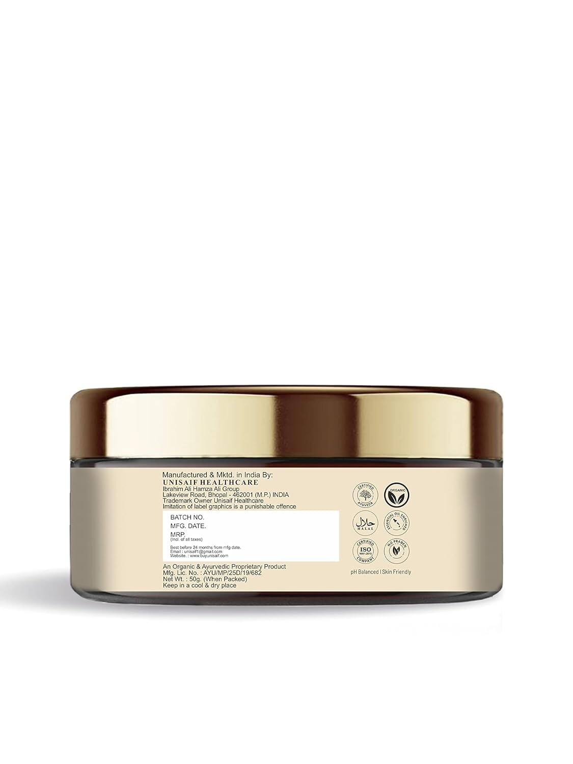 Unisaif Eye Repair Cream Under Eye Cream for Dark Circles and Puffiness 1.76 oz