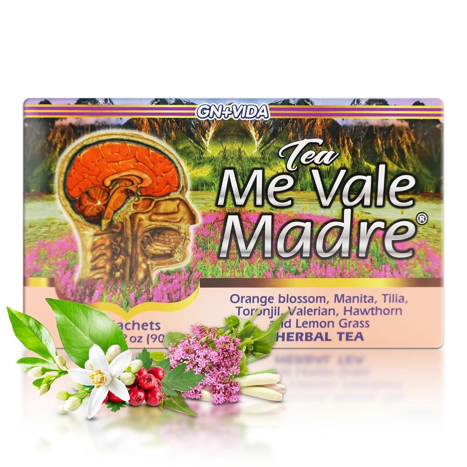 Me Vale Madre Tea GN+VIDA 30 tea Bags 30 Day Supply
