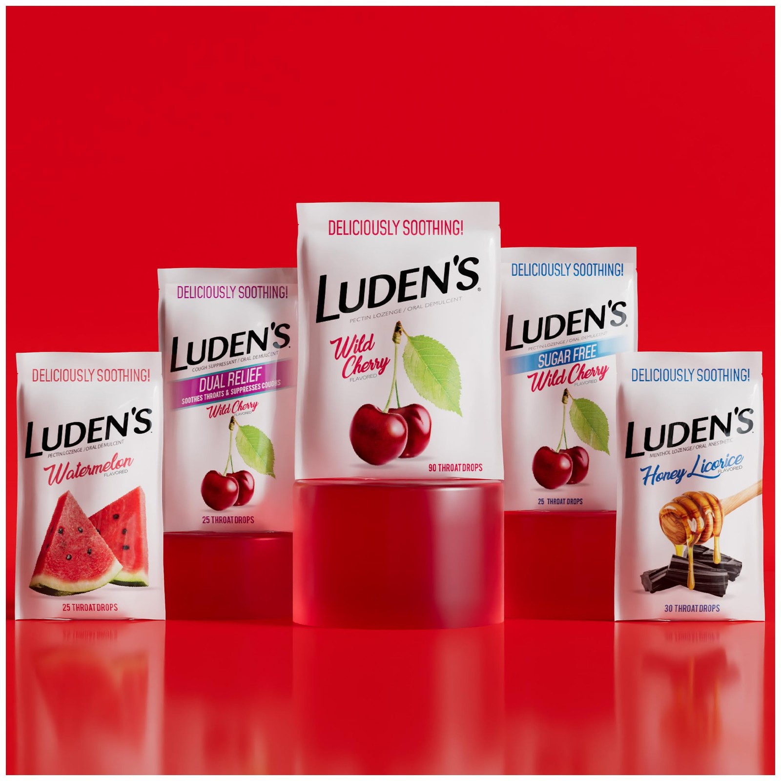 Luden’S Ludens Sore Throat Relief Lozenges For Minor Everyday Irritation Dry