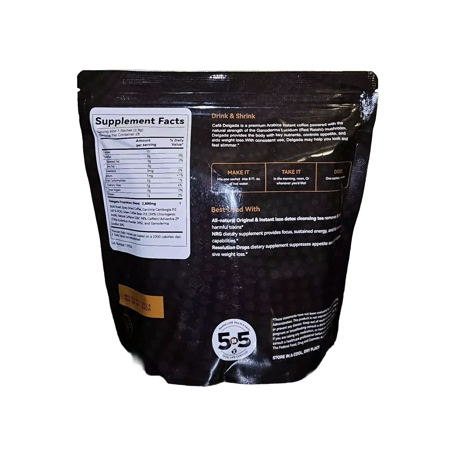 Delgada COFFEE – Instant – Slimming Coffee with FREE SHIPPING